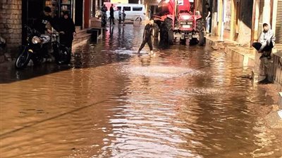 بالصور.. سقوط أمطار متوسطة في محافظة الغربية