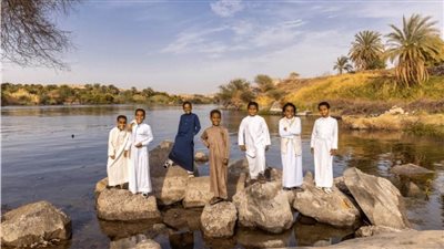 أطفال أسوان في معرض 