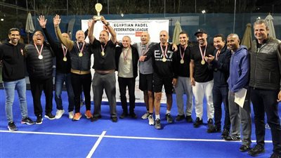 تعرف على أبطال النسخة الثانية من الدوري المصري للبادل