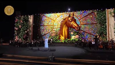 بالفيديو...استعراض غنائي ضمن فعاليات بطولة العالم العسكرية للفروسية 2025