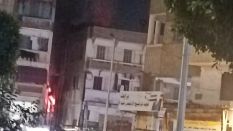 حريق ببورسعيد