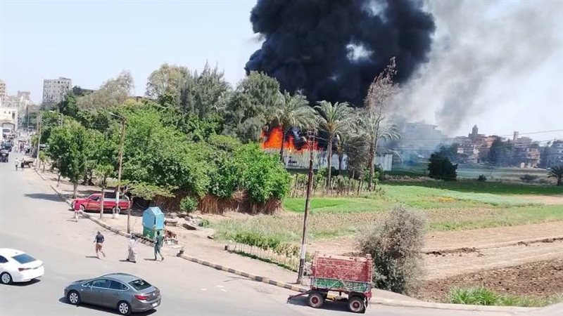 حريق الشونة