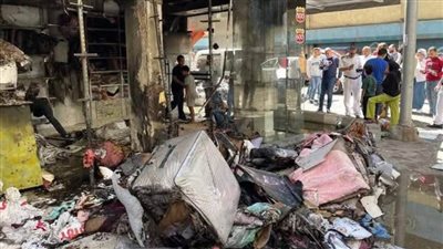 الحماية المدنية تسيطر على حريق بمحل تجاري بشارع الجيش في بورسعيد دون إصابات