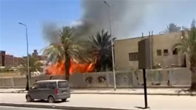 السيطرة علي حريق بالمعهد الفني الصناعي بأسوان 