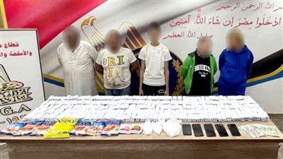 ضبط تشكيلين عصابيين تخصصا فى استخلاص مادة لتصنيع مخدر الآيس لتهريبها للخارج