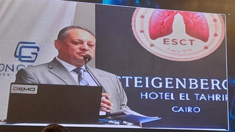 وجدي أمين خلال المؤتمر