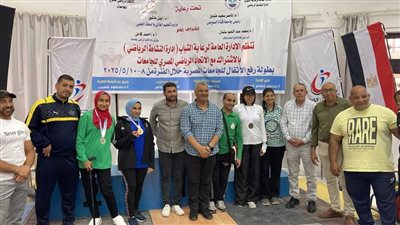 جامعة بنها تحصد 5 ميداليات في بطولة رفع الأثقال  