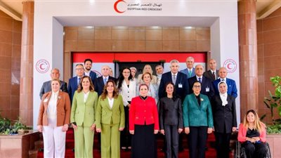 السيدة انتصار السيسي تشهد احتفالية بمناسبة اليوم العالمي للصليب الأحمر والهلال الأحمر