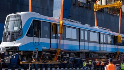 وصول أول قطار مكيف للخط الأول للمترو إلى ميناء الإسكندرية