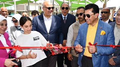 وزير الشباب والرياضة ومحافظ القليوبية يفتتحان ملتقى 