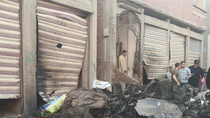 اثار الحريق