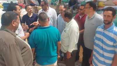 وكيل تموين البحيرة يقود لجان رقابية لمتابعة أعمال توريد القمح بشون مركزدمنهور 