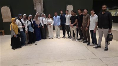 بمناسبة اليوم العالمى للمتاحف ..شباب مبادرة  حكاية في ضيافة متحف سوهاج القومى