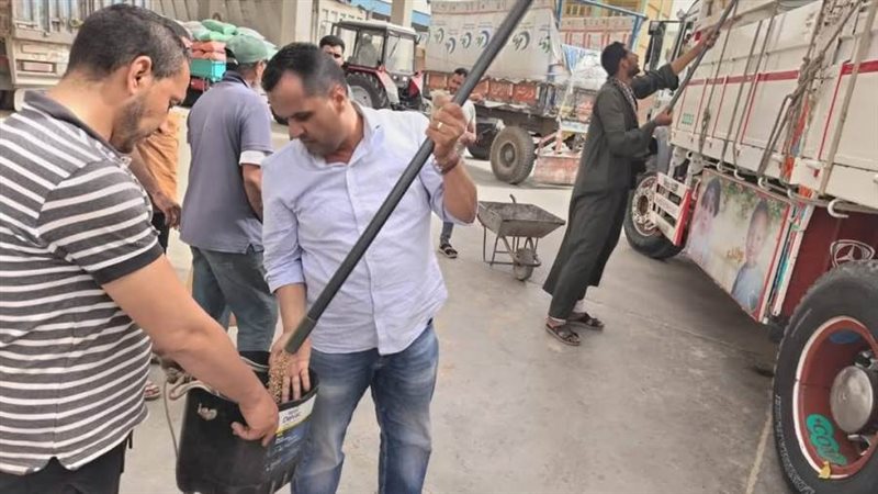 متابعة أعمال توريد