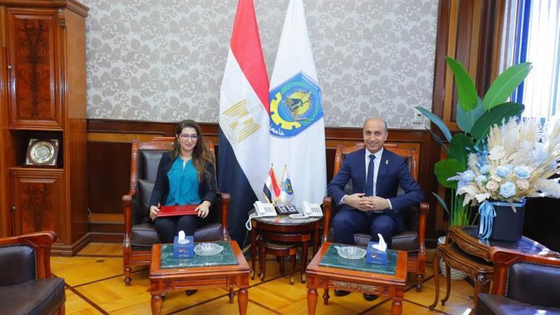 جانب من إستقبال زيارة