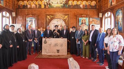  جولة تفقدية لموقع دير أبو مينا الأثري ودير مارمينا بالإسكندرية