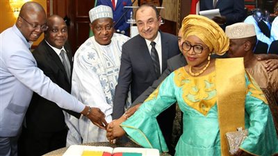 وزير قطاع الأعمال العام يشارك في احتفال سفارة الكاميرون بالقاهرة بالعيد الوطني