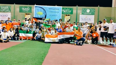 ختام ناجح للبطولة العربية الرابعة لرواد التنس بشرم الشيخ