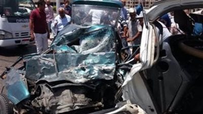 إصابة 5 أشخاص في انقلاب سيارة بطريق مرسى علم شرق أسوان