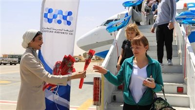 مطار مرسى مطروح الدولي يستقبل أولى الرحلات السياحية من دولة بولندا 