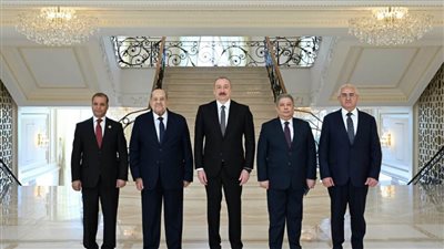 رئيس مجلس الشيوخ يلتقي رئيس أذربيجان في باكو 