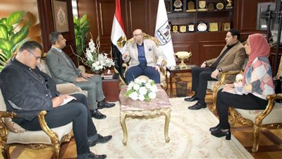 محافظ بني سويف يلتقي وفد المجلس القومي لحقوق الإنسان مطلع زيارته للمحافظة