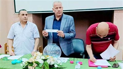 بالصور.. إجراء قرعة دوري مراكز الشباب في الغربية
