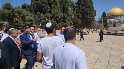 عاجل.. بن غفير يقتحم البلدة القديمة من باب العامود