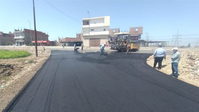 رصف طريق المرور بمحلة