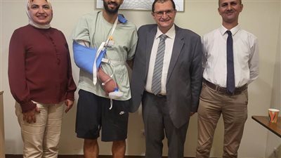 محمد حمدي لاعب زد يخضع لجراحة ناجحة في الكوع