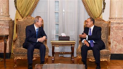 وزير الخارجية يستقبل سكرتير عام الأمم المتحدة السابق