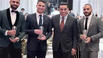 الثلاثي الذهبي للكاراتيه ينتزع جائزة جراند وينر من الاتحاد الدولي