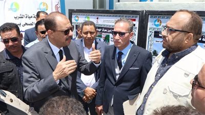 محافظ سوهاج يطلق إشارة التشغيل التجريبي لمحطة مياه المحزمين بجهينة بعد تطويرها