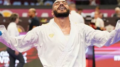 عبدالله ممدوح يتوج بذهبية الدوري العالمي للكاراتيه