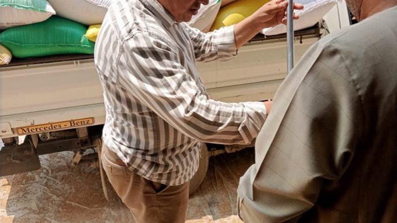 جانب من أعمال التوريد