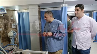 وكيل صحة كفر الشيخ يتفقد مستشفى كفر الشيخ العام 