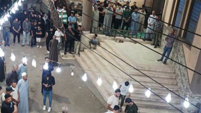 تشييع جثمان خالد عبد العال بطل حريق العاشر من رمضان 