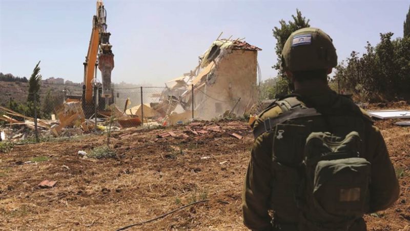 هدم جديدة لجميع منازل