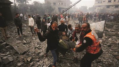  10 شهداء بينهم أطفال في قصف الاحتلال غزة وخان يونس