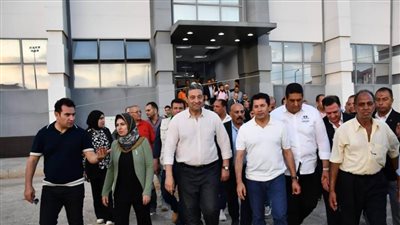 صبحي والشهابي يتفقدان منشآت نادي دمياط الرياضي 