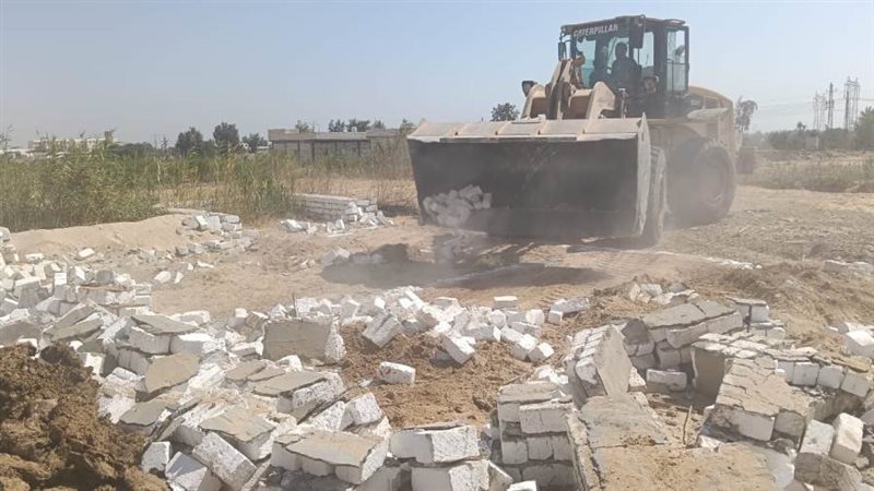 جانب من الإزالة