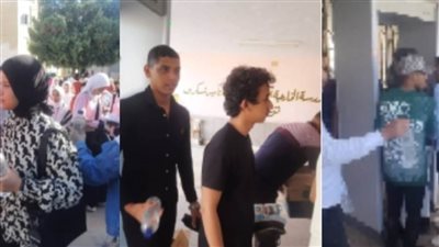 متابعة ميدانية مكثفة وهدوء والتزام في أول أيام امتحانات الثانوية العامة بالخارجة