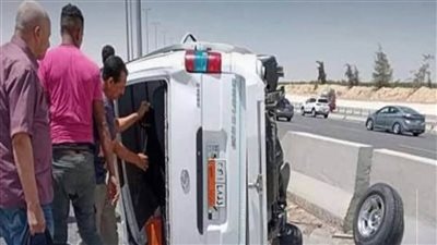 إصابة 12 مراقبًا بالثانوية العامة في حادث سير بأسيوط أثناء توجههم لمركز جهينة