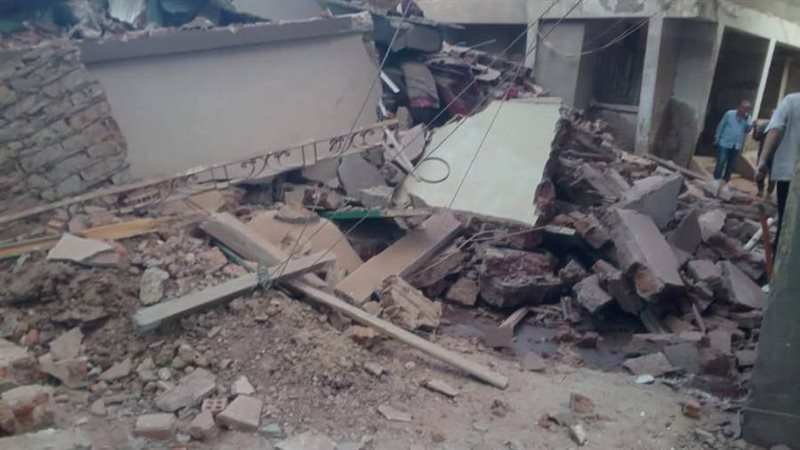 انهيار المنزل