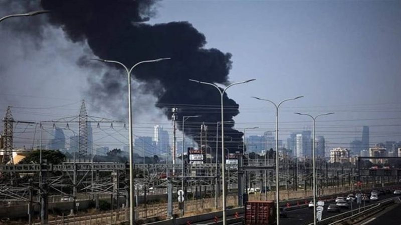 هجوم صاروخي على مقري