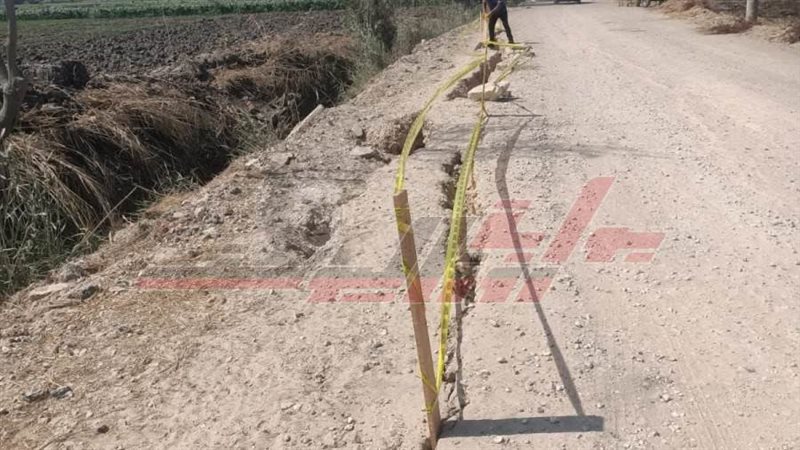 انهيار الطريق