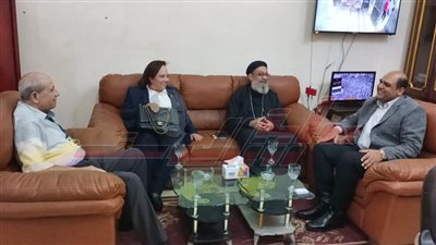 رئيس مدينة دسوق يستقبل وكيل عام مطرانية كفر الشيخ