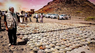 تطهير أكثر من 67 مليون متر مربع وانتزاع أكثر من 500 ألف لغم من الأراضي اليمنية