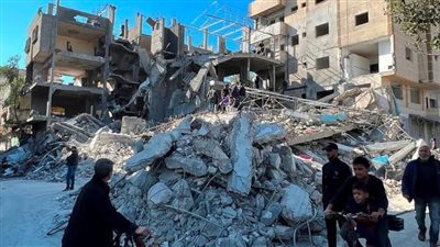 استشهاد 10 فلسطينيين في قصف الاحتلال الإسرائيلي على مدينة غزة