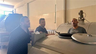  ضبط 5 أطنان لبن غير صالحة للاستهلاك بمدينة إهناسيا 